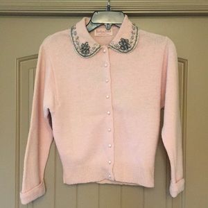 Vintage sweater light pink